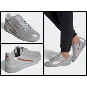 💕ADIDAS Continental 80 Shoes Gray Copper Metallic